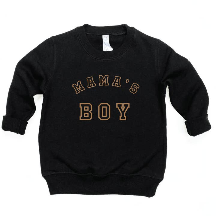 Mama's Boy Varsity Pullover for wholesale by SBG Co.
