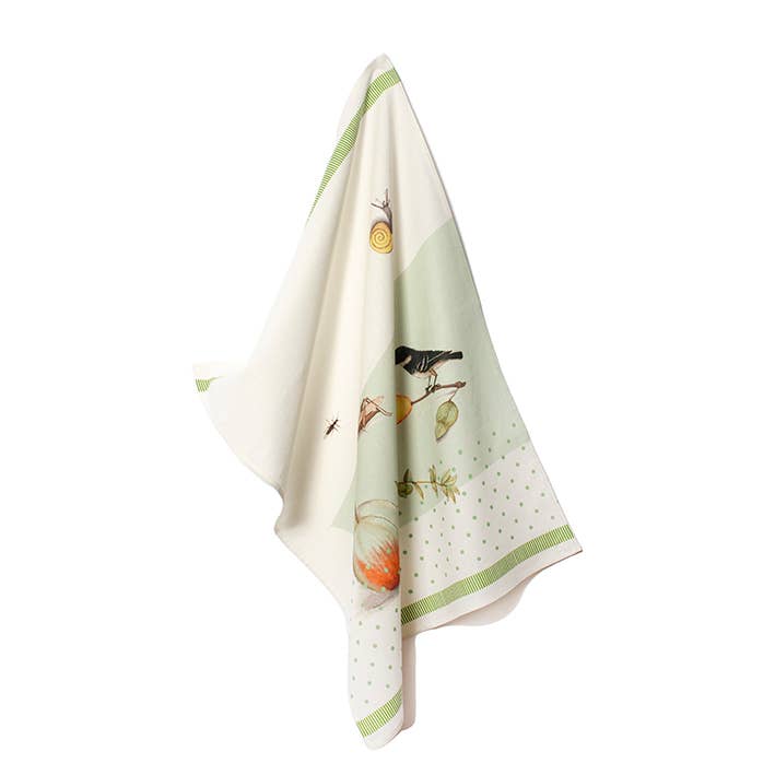 Hellen van Berkel HeartMadePrints - Wholesale Tea Towel - Apple tea towel 100% bio linen