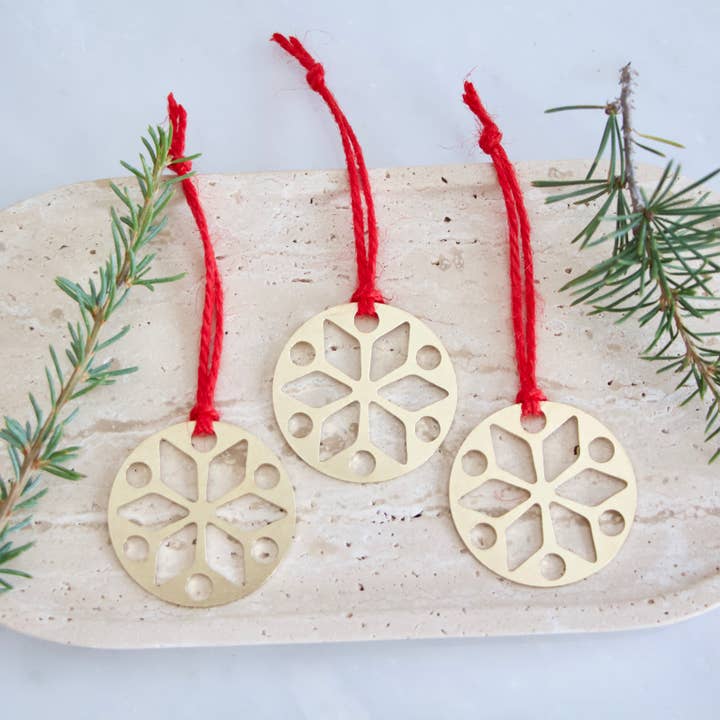 Mesa Blue - Wholesale Ornament - Christmas Ornaments, Package Topper Set - Snowflake
