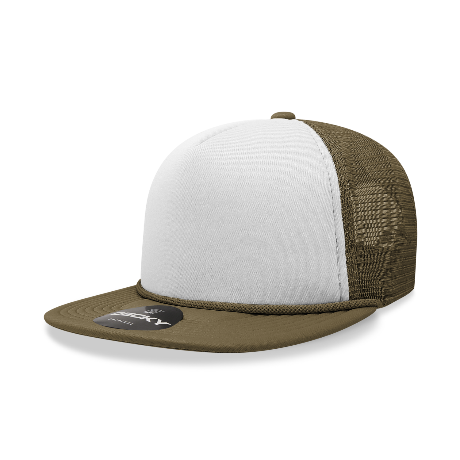 The Park Wholesale - Wholesale Trucker Hat - Unisex - Decky 6026 - Classic 5 Panel Foam Trucker Cap, Flat Bill Hat5