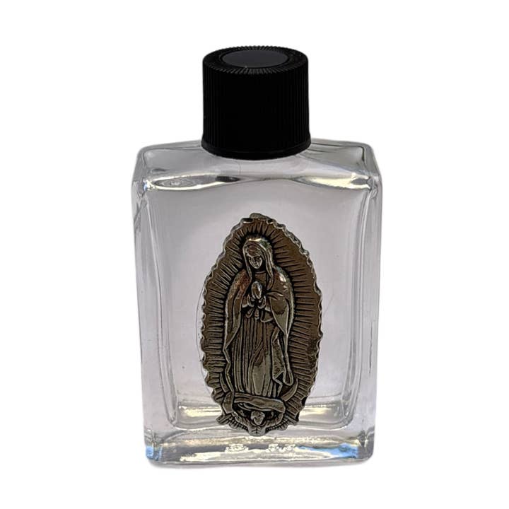 Bottiglia di Acqua Santa - OLOG con Ciondolo in Peltro 2,5" per la vendita all'ingrosso da parte di Oremus Mercy