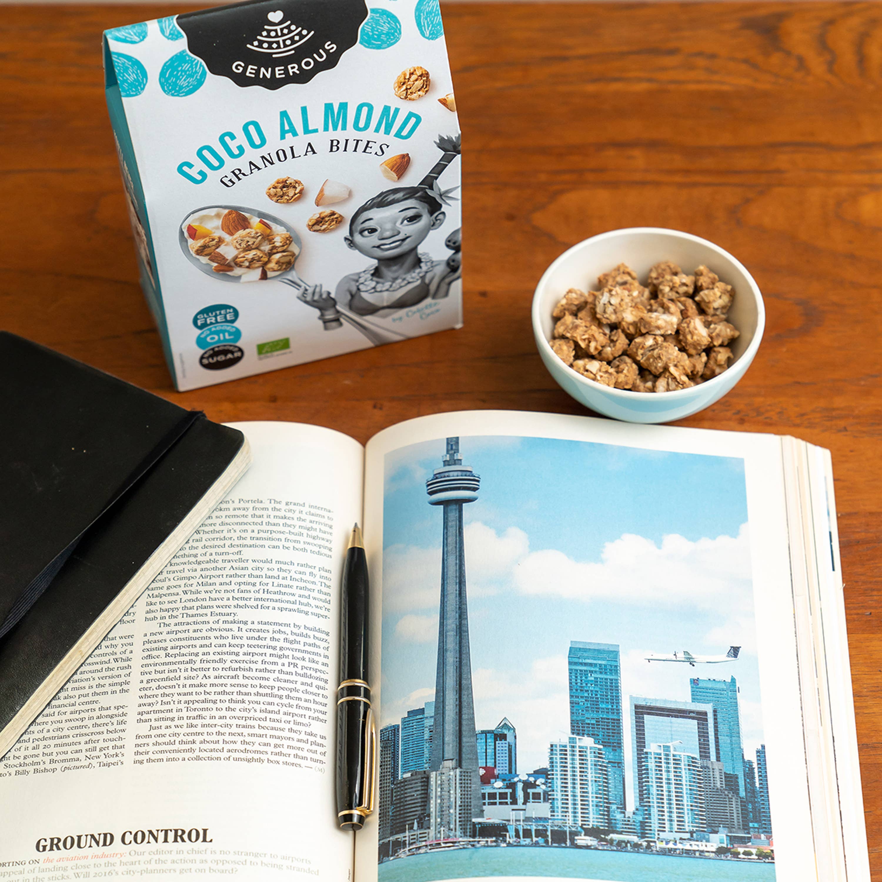 Generous - Vendita all'ingrosso Cereali - Biscottini di granola al cocco e mandorle 300 g3