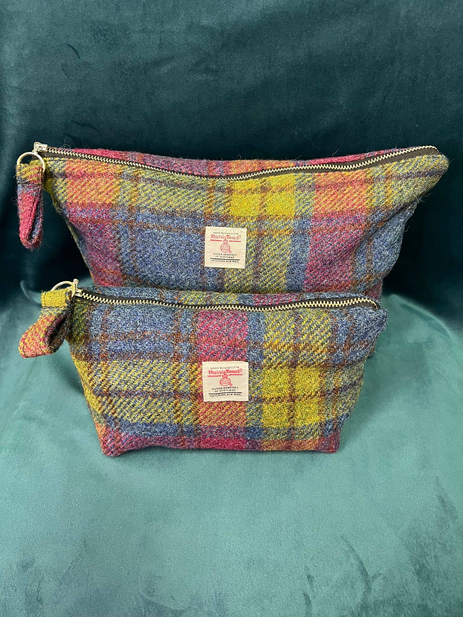 Heartbox Scotland – wholesale Make-up/cosmetic bag – Harris Tweed Cosmetics & Wash Bag6