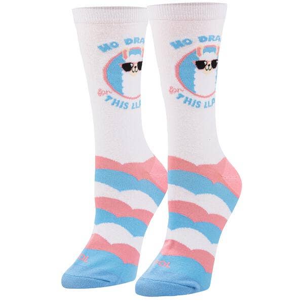 No Drama Llama Socks - Womens for wholesale by Cool Socks