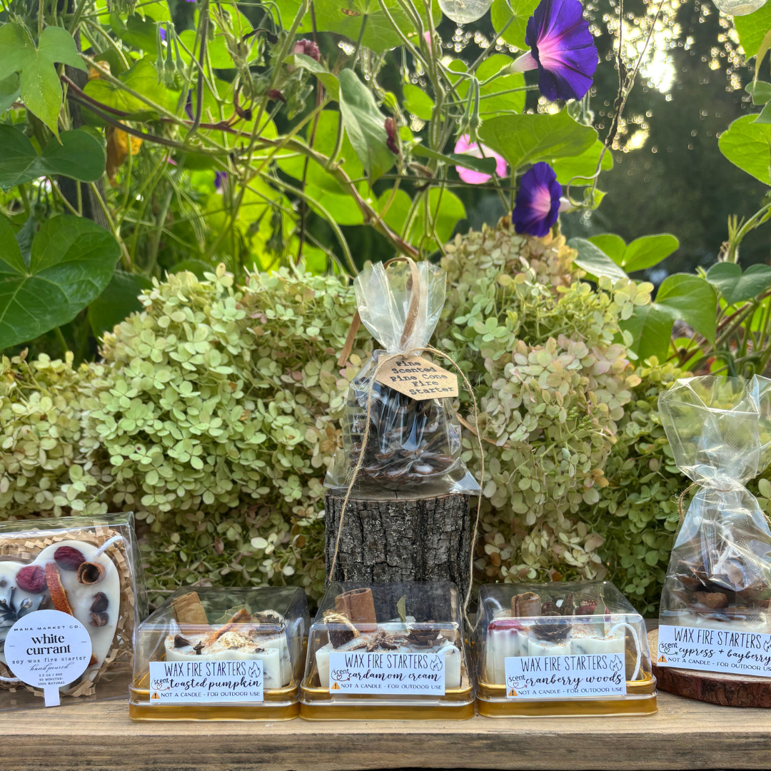 Mana Market Co. - Wholesale Lighter - Snowflake Fire Starter Scented Sachet & Wax Melt13