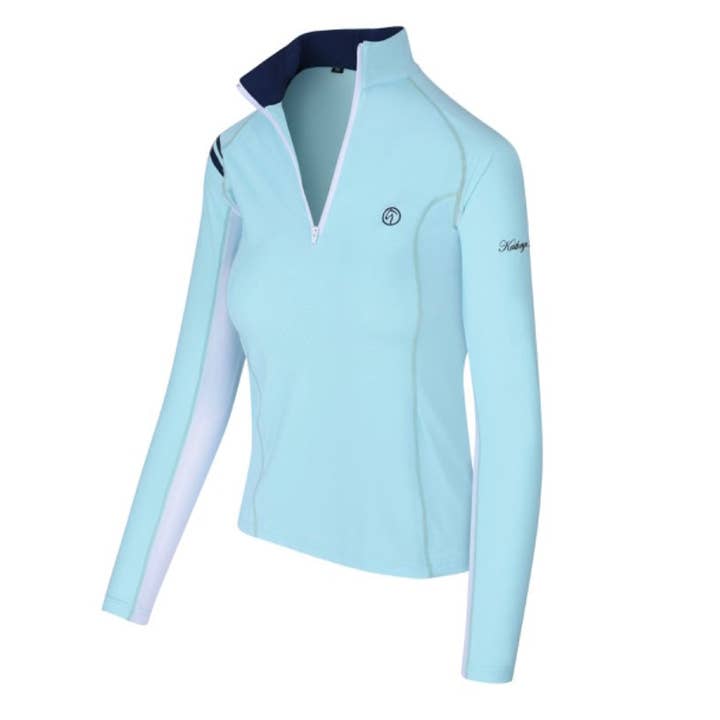 Kathryn Lily Equestrian - Wholesale Athletic top – Women′s - Sunshirt- Sky Blue
