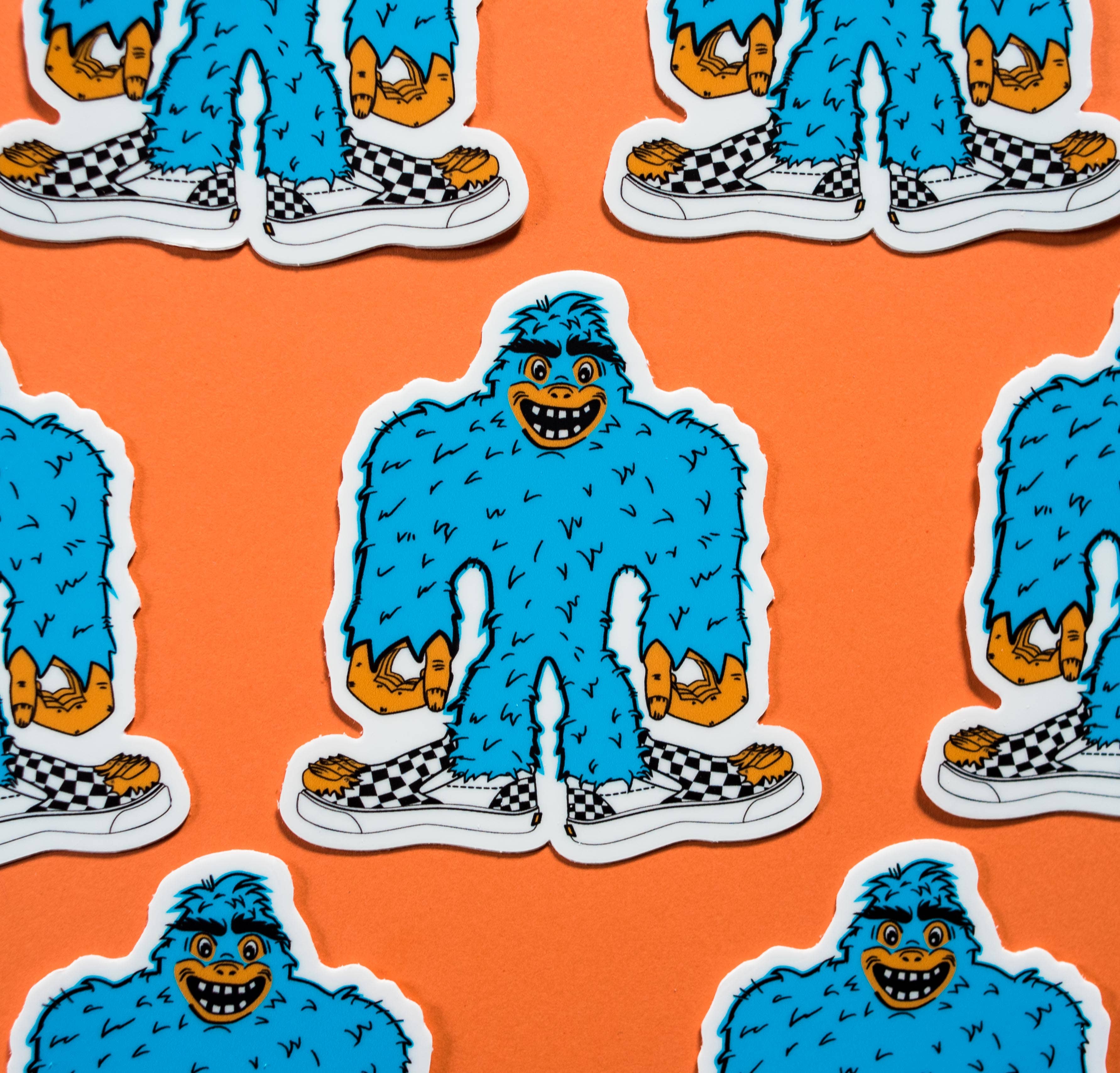 Pop Rocket Creations - Vendita all'ingrosso Adesivo - Adesivo "Bigfoot ha bisogno di scarpe nuove"0