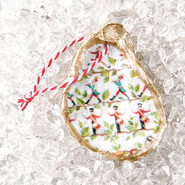 The Little Drummer Boy – Oyster Ornament for wholesale by Kcrookdesign