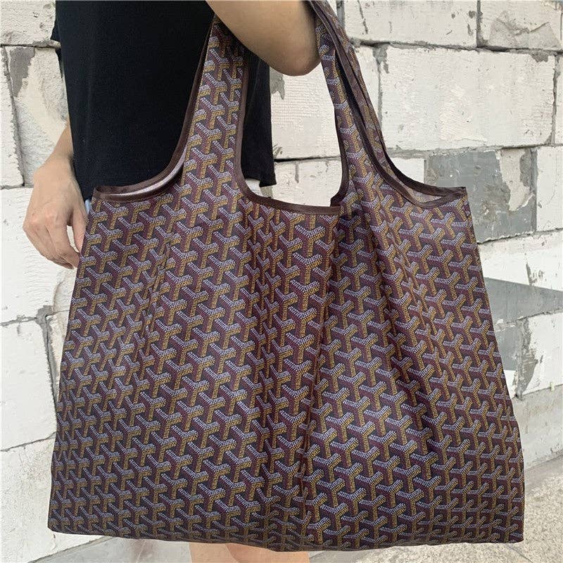 FurDecoration - Wholesale Grocery/Shopping Bag - Large Capacity Single Shoulder Shopping Bag With Print8