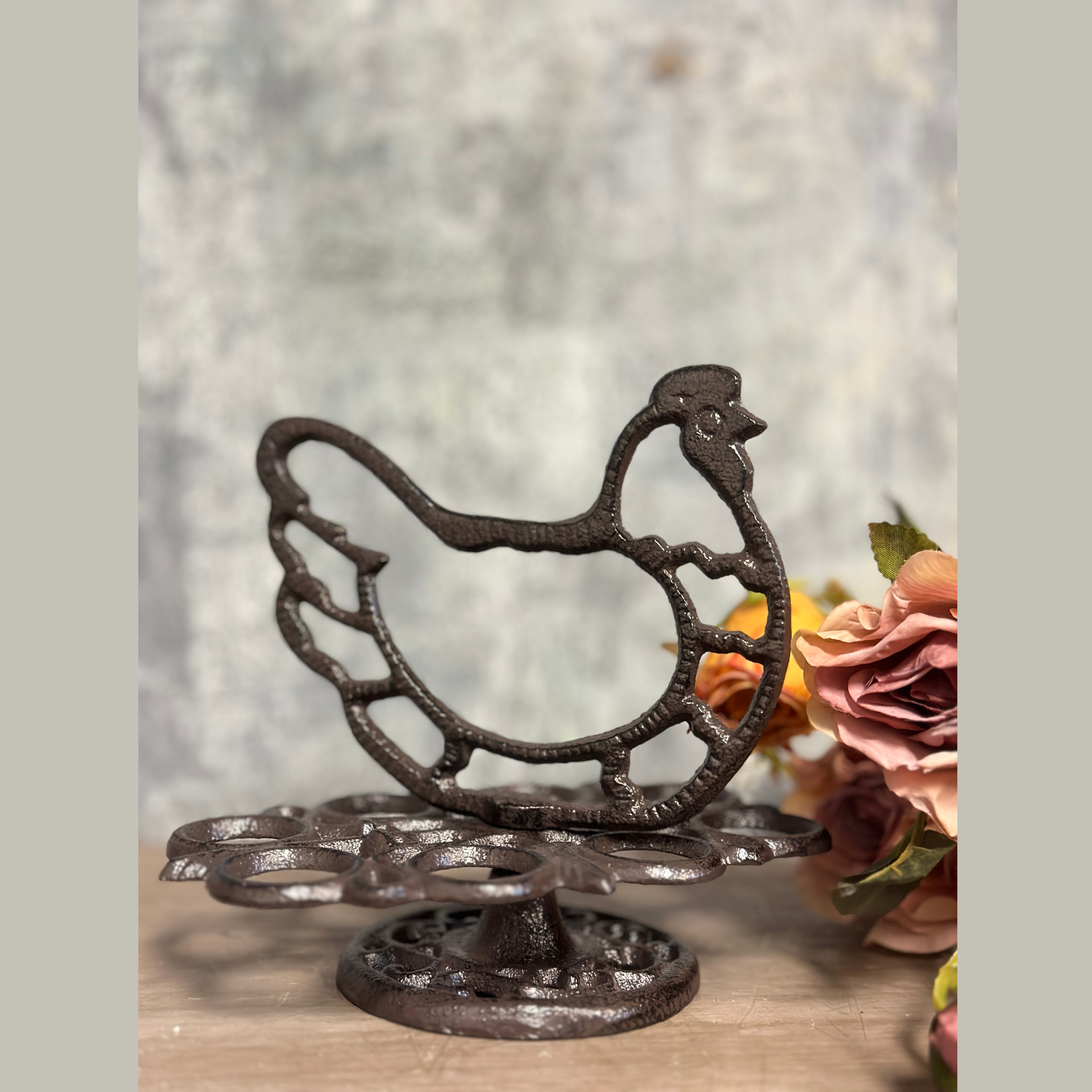 Vagabond Vintage - Wholesale Egg Cup/Holder - Duty Cast Iron Eggs Holder0