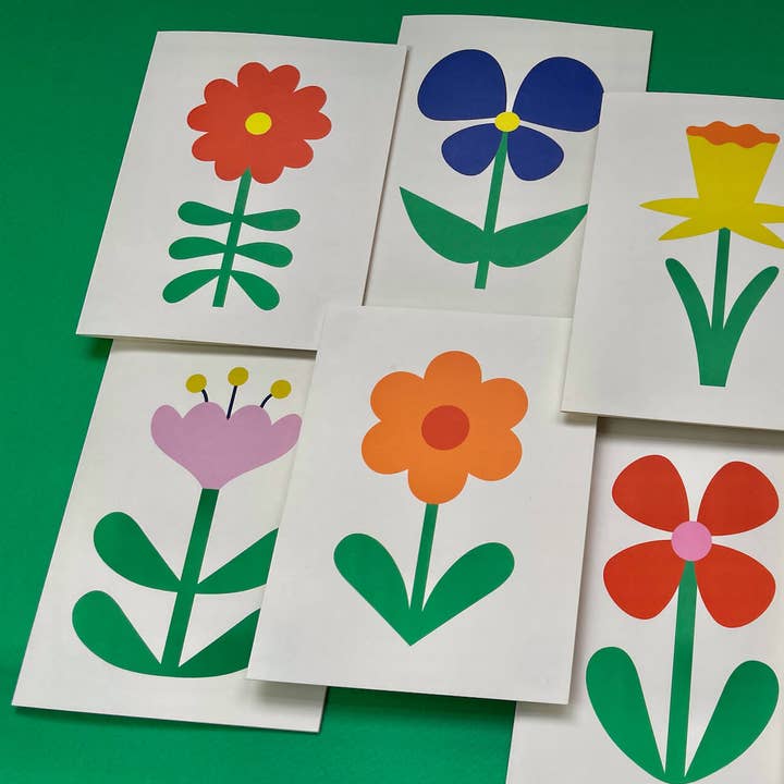 My Darlin' - Vendita all'ingrosso Biglietti di auguri generici - Biglietto bianco Flower Friend n. 3, Crocus Madame3