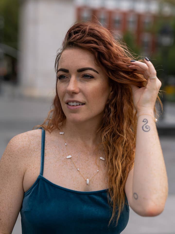 Multi-Bead Long Pearl Necklace for wholesale by Saucey and Wubs Designs, LLC