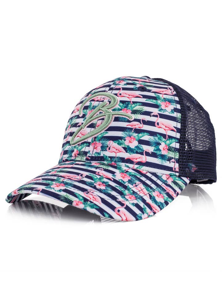 Tropical Flamingo Trucker Cap for wholesale by Blackskies