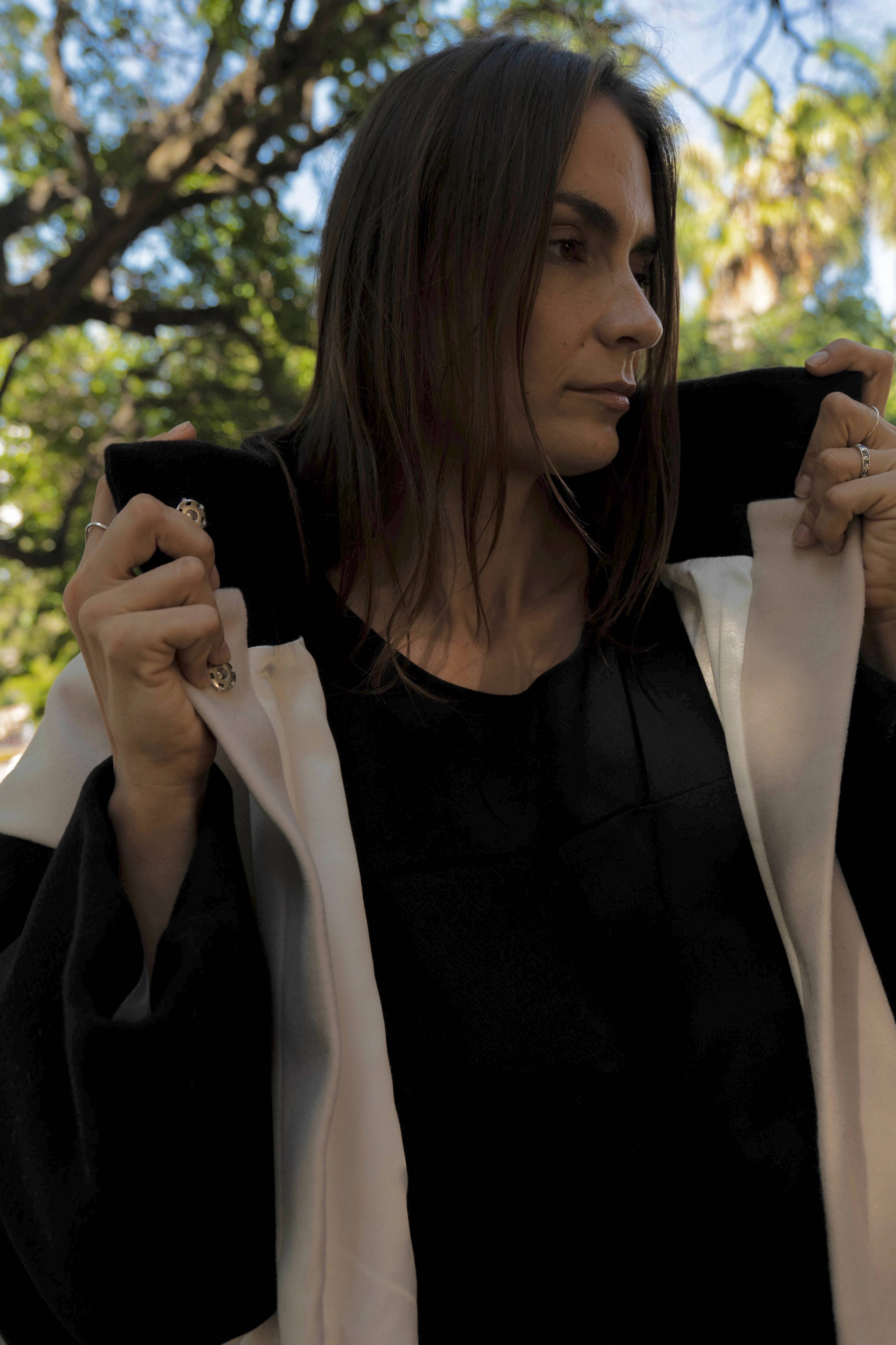 MAS Montreal - Vente Manteau – femme - MANTEAU BABYLON AMANDE ET POIVRE1