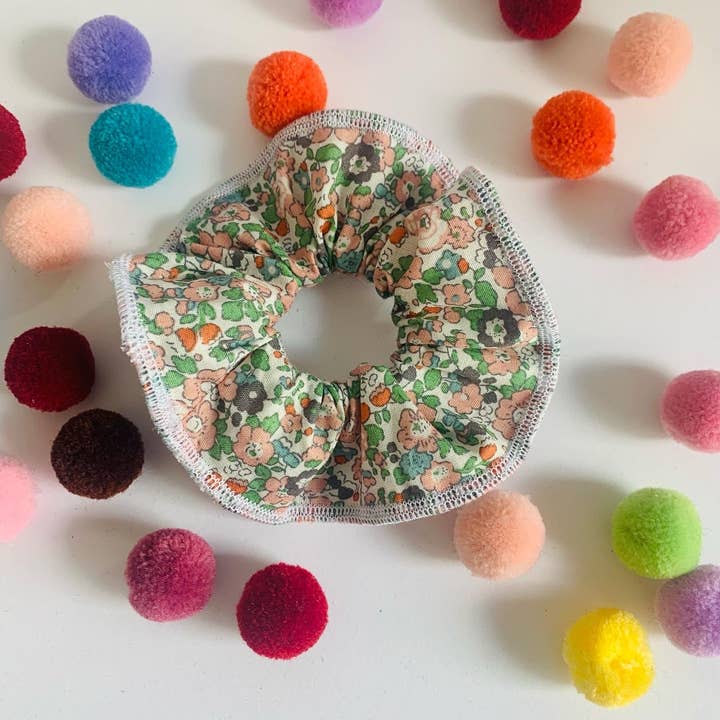Les Choupettes - Wholesale Haaraccessoireset - Dames - Scrunchie van katoen en dubbele gaze voor meisjes en vrouwen1