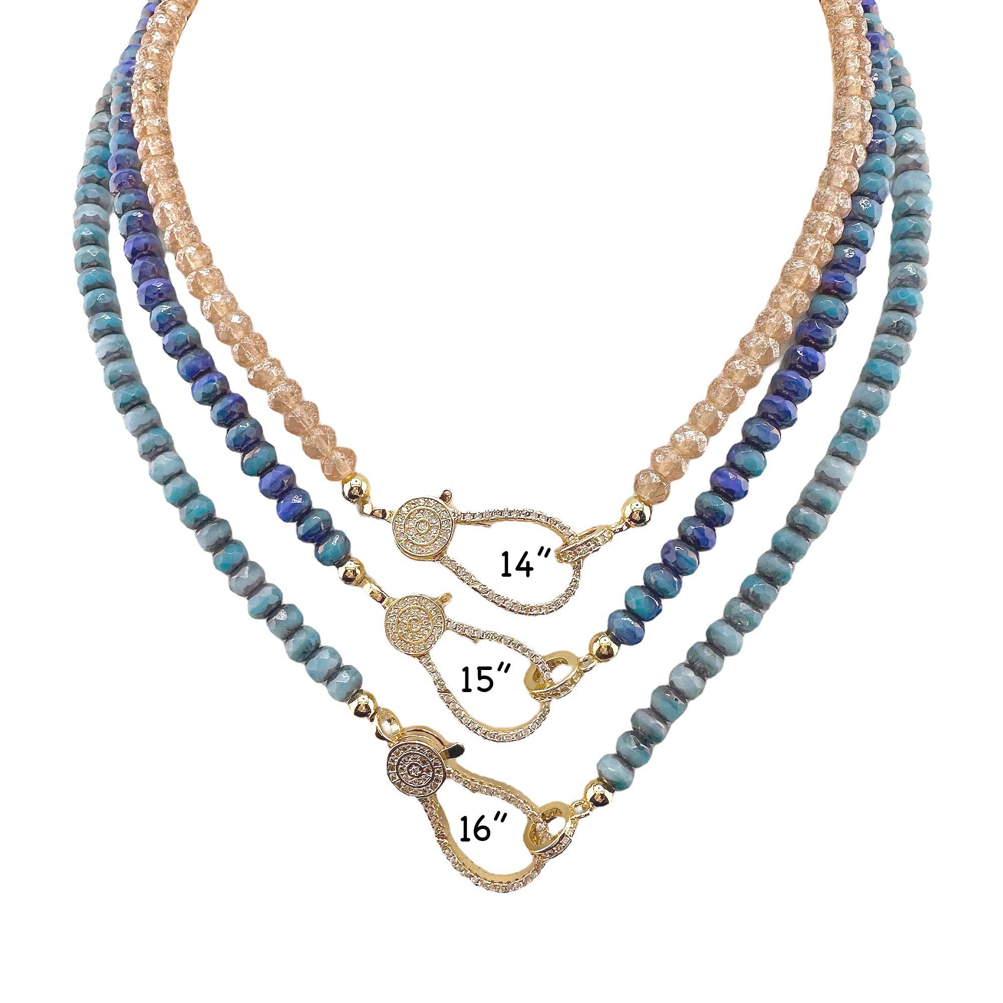 Love, Lisa – wholesale Pärlband/Pärlhalsband – Harper Crystal Clasp Halsband6