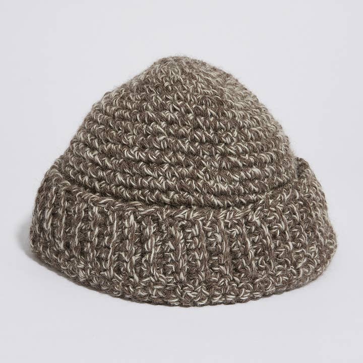 The Mama Made - Venta al por mayor Gorro de lana - Mujer - Gorro lana cruda marrón