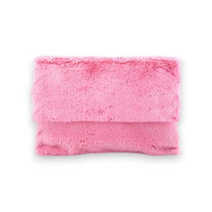 LA Jewelry Plaza - Wholesale Clutch Bag - Women's - Soft Plush Fold Over Clutch Document Holder2