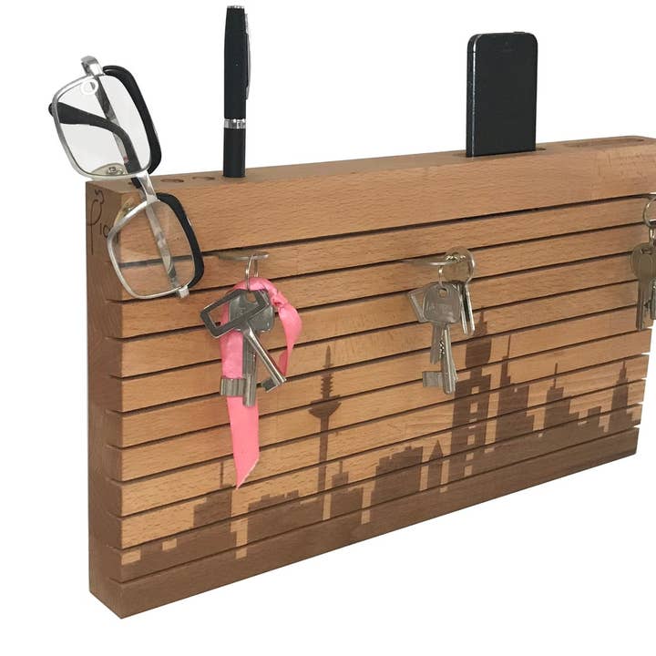 Ordnungshüter mit 2 Handy-Fächern & Lasergravur - Picum für den Großhandel von Picum