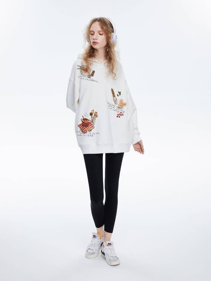 Fransk Snack Doodle Tröja för wholesale av Urlazh