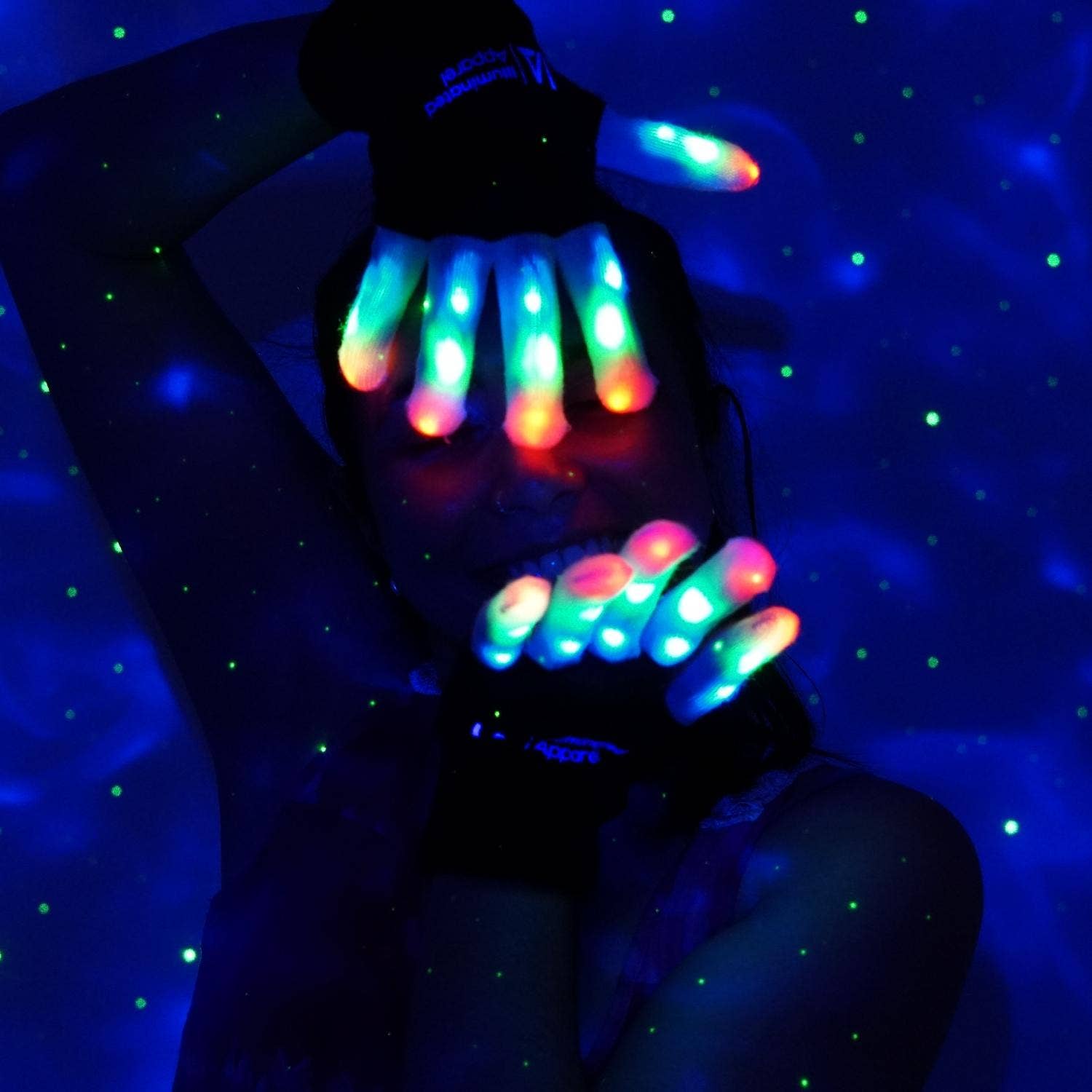 Illuminated Apparel – wholesale Gloves – Child – Kids LED Light Up Gloves5