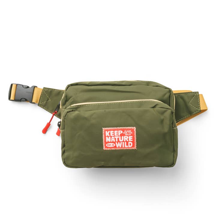 Keep Nature Wild - Wholesale Belt Bag - Unisex - KNW Fanny Pack | Olive/Khaki1