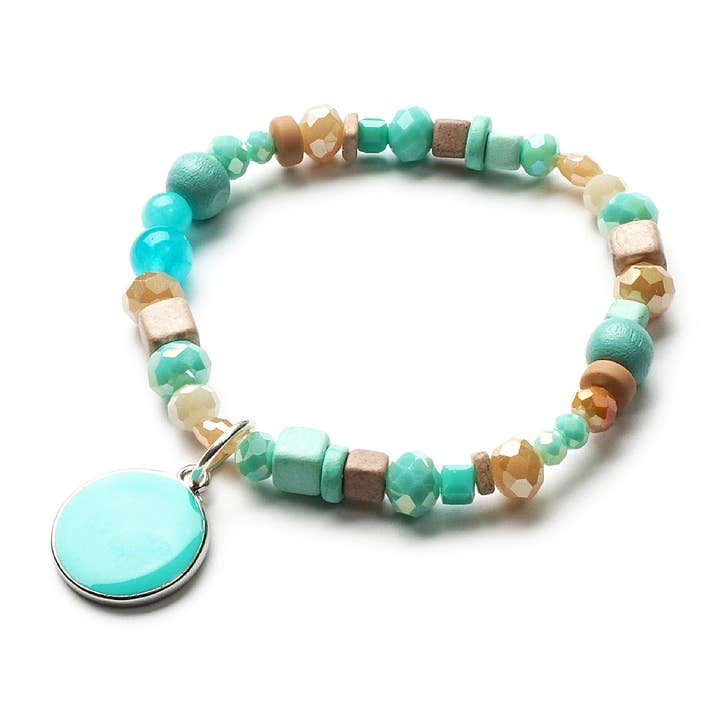 Caribien SilverShiny, ædelstensarmbånd for engroshandel hos SchauTime