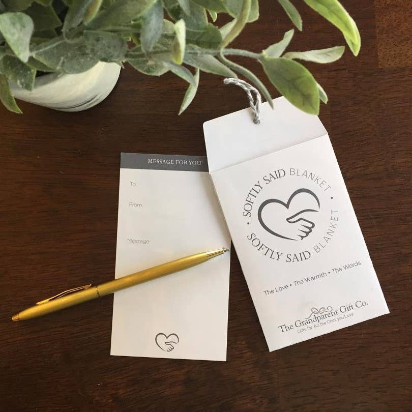 The Grandparent Gift Co. Inc. - Wholesale Throw Blanket - Softly Said  Blanket Praying For You Inspirational Gift 80214