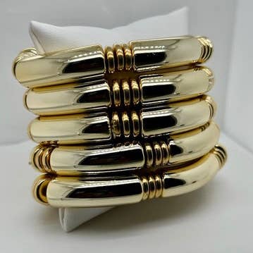 Conjunto de Pulseiras Hora Dourada por atacado de Anuja Tolia Jewelry
