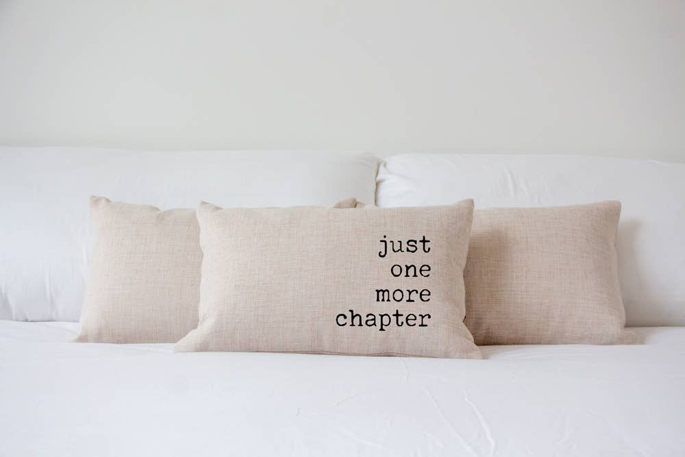 521handmade - Wholesale Throw/Decorative Pillow - Book Pillow - Just One More Chapter Reading Pillow1