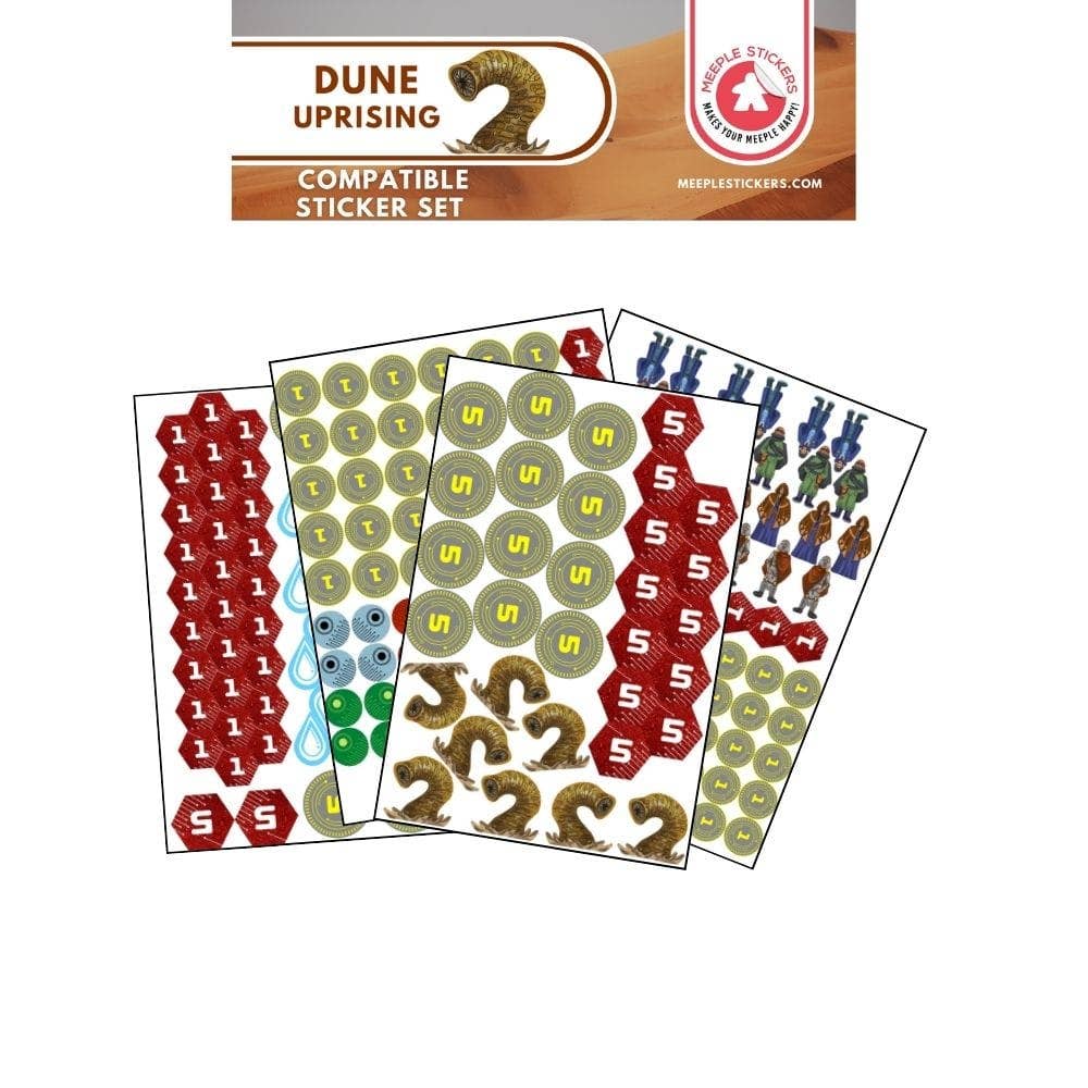 Meeple Stickers - Wholesale Board Game - Dune Imperium Uprising Sticker Set23