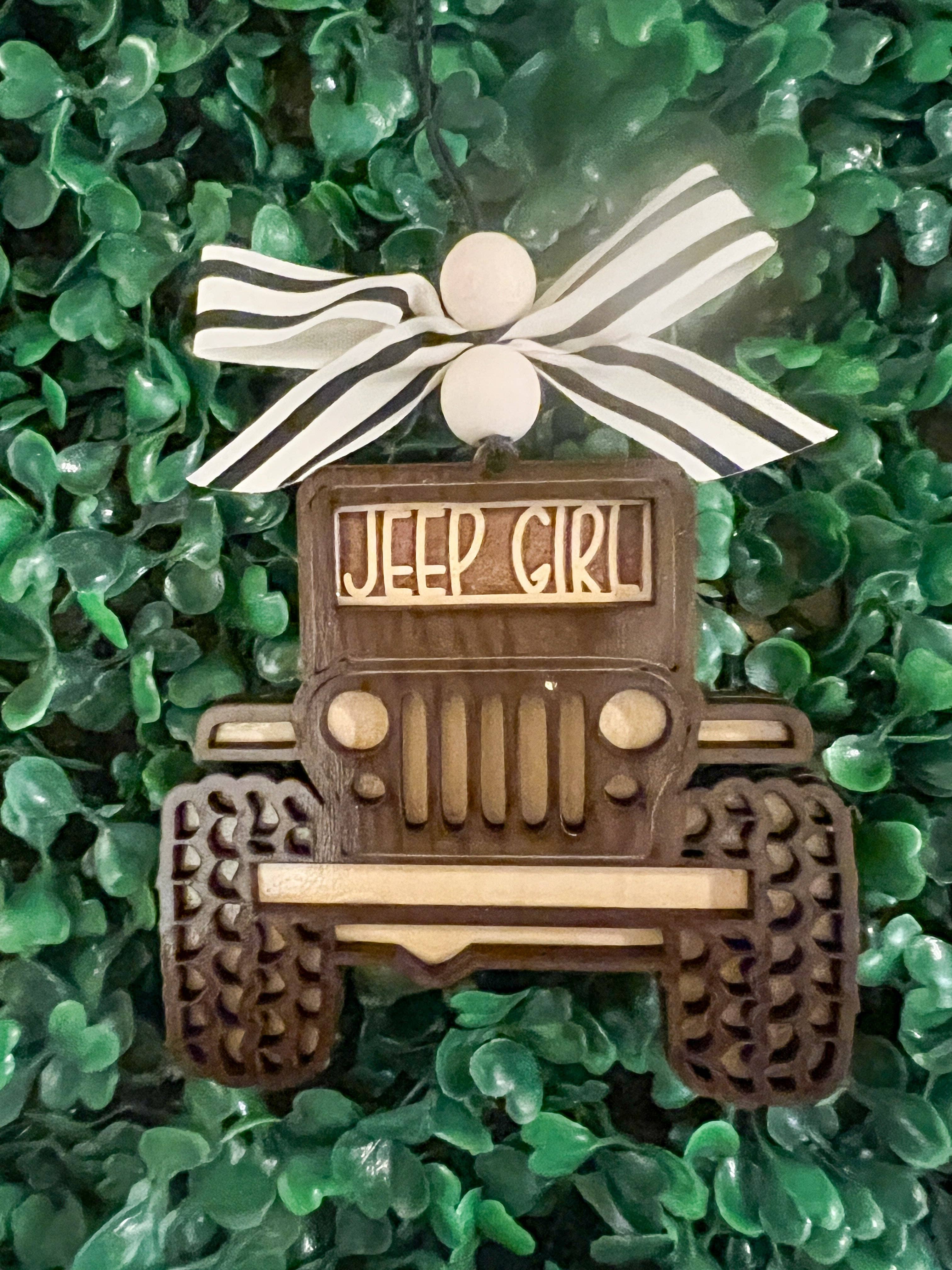Three Busy Bees Creations - Wholesale Car Decorative Charm - Women's - Jeep Girl Car Charm