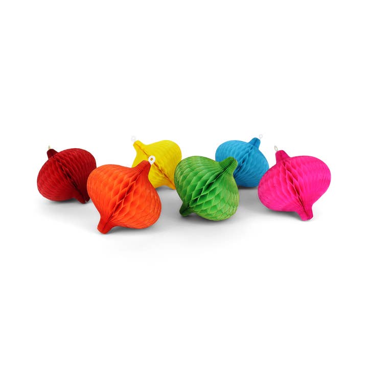 Honeycomb Onion 8cm Rainbow, Set of 6 for wholesale by studio THIE