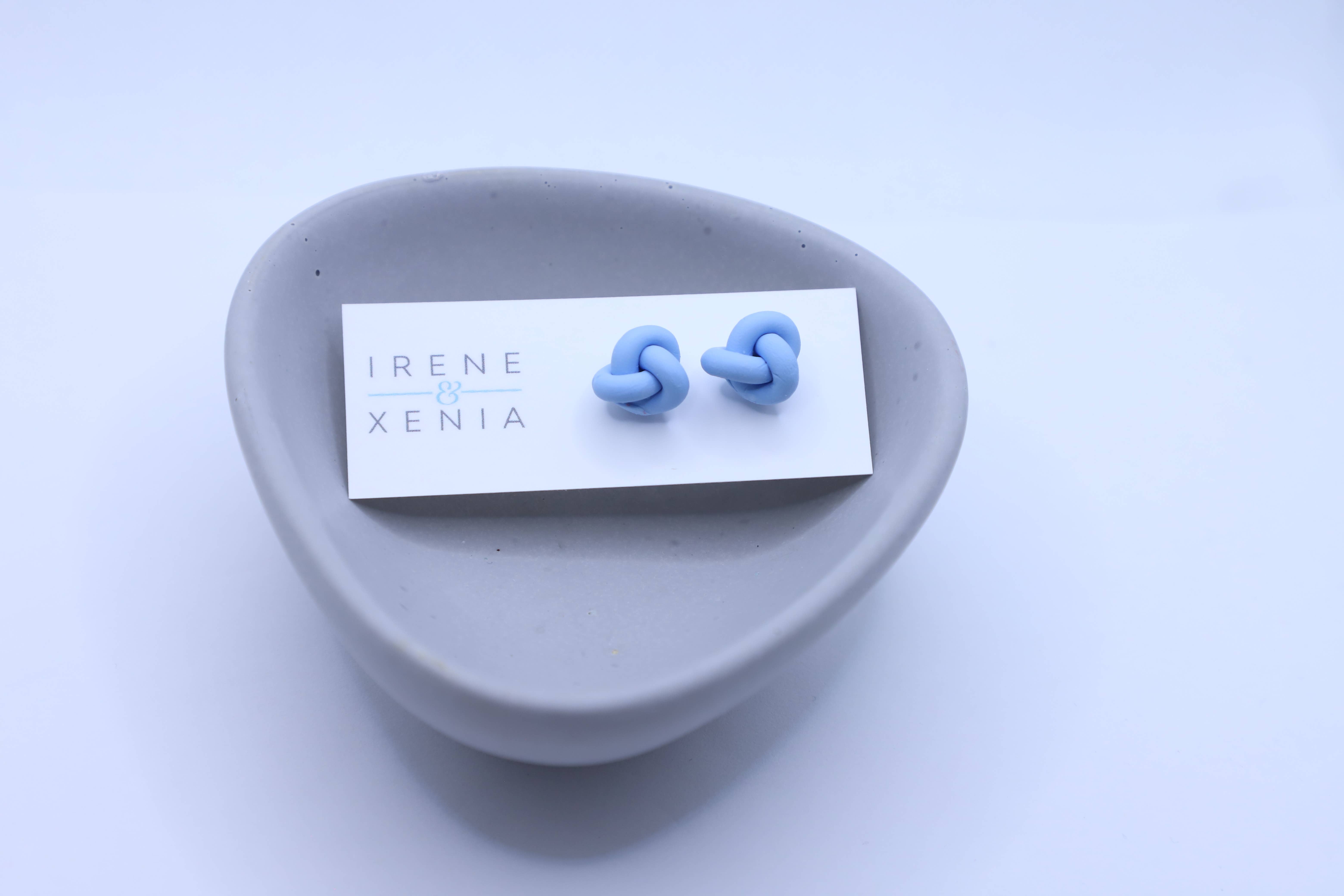 Irene and Xenia - Wholesale Stud/Post Earrings - Knots1