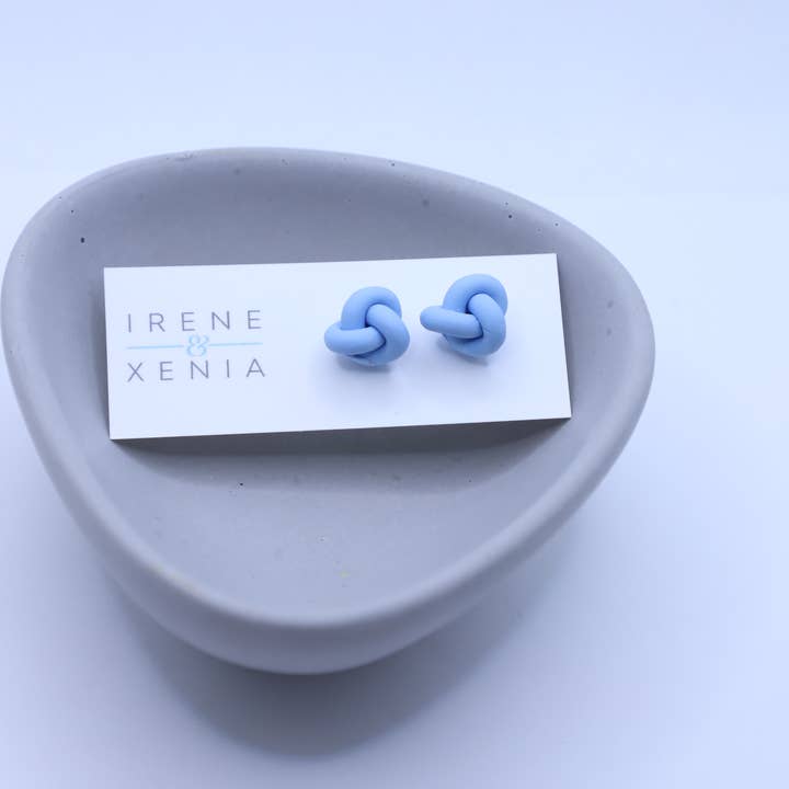 Irene and Xenia - Wholesale Stud/Post Earrings - Knots1