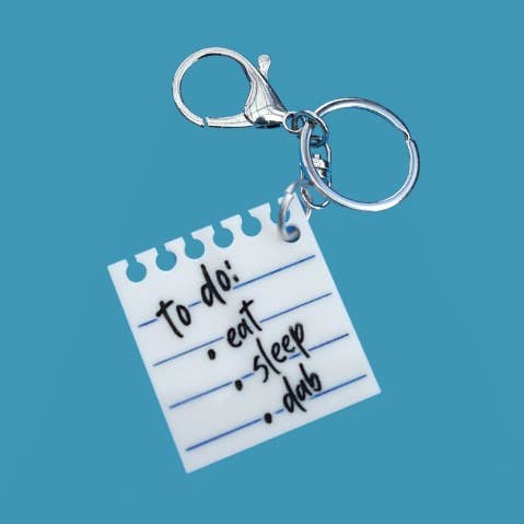 To Do List Keychain for wholesale by SomeBabesBlaze