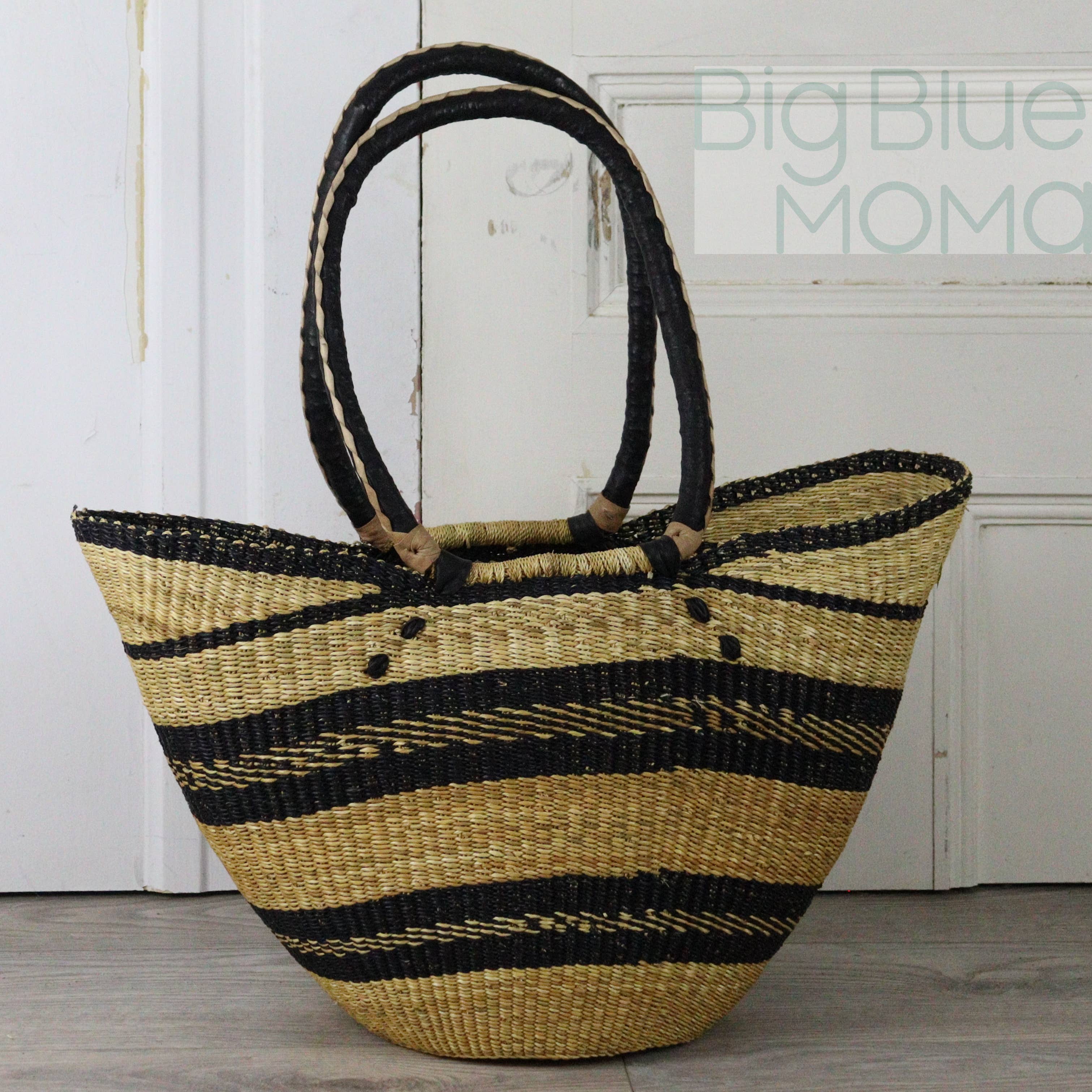 Big Blue Moma - Vente Sac de plage - Sac cabas à bandoulière - Palette naturelle10