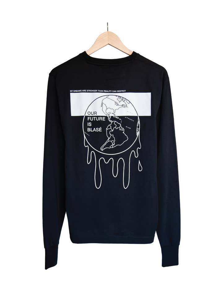 Melt // SUPIMA® L/S // Black for wholesale by Blasé Affair