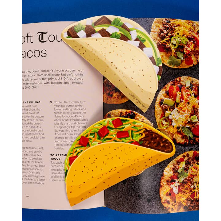 Grey Street Paper - Vendita all'ingrosso Segnalibro - Segnalibro Taco Die-Cut1