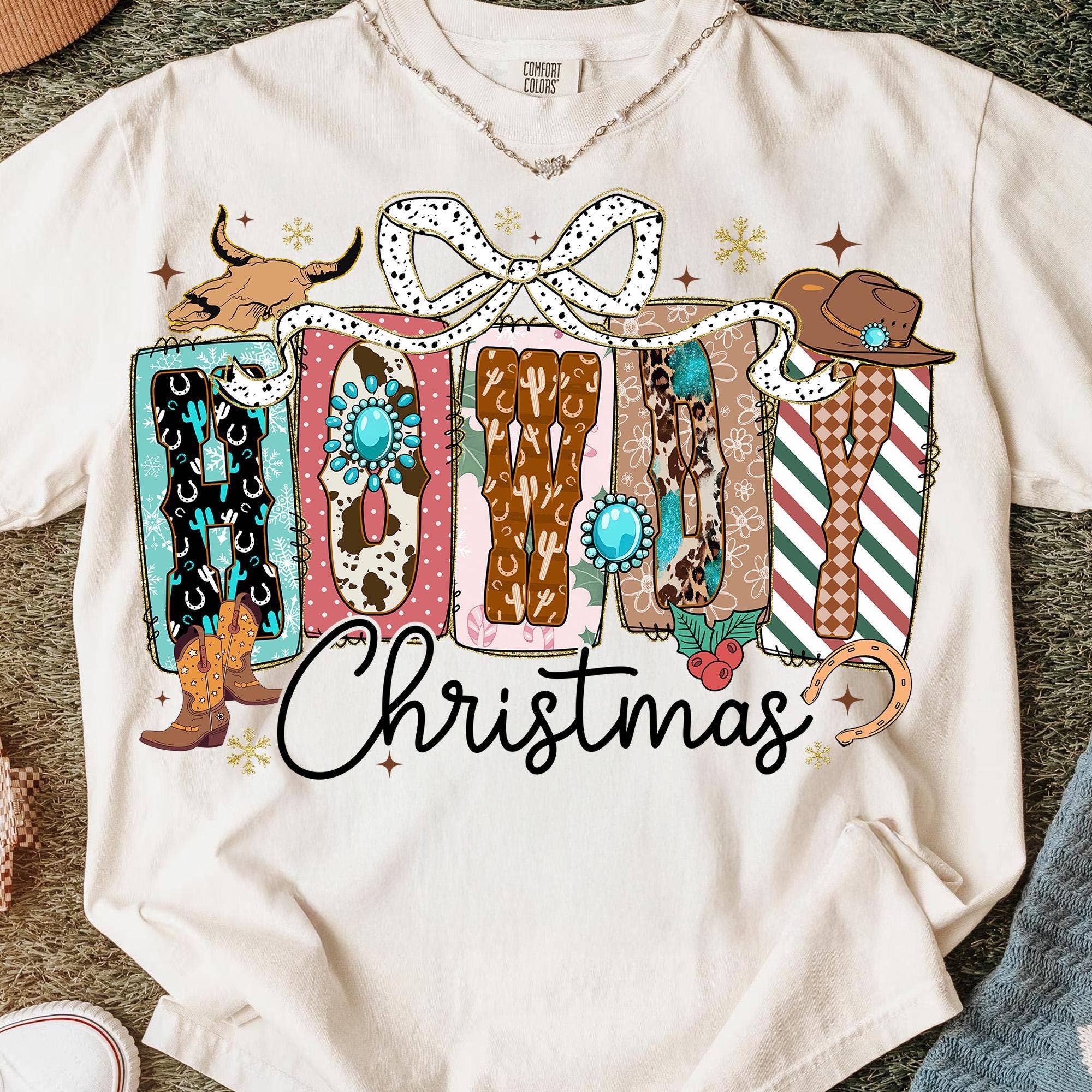 Glaime – wholesale T-shirt med logga - Dam – Hej jultröja i Comfort Colors, jultröja3