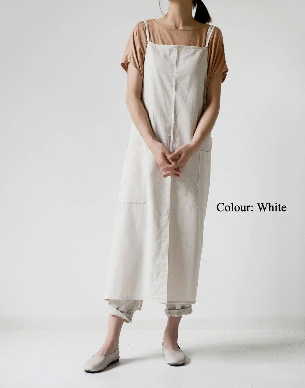 Gohobi （We cover U.S. import duties） - Wholesale Apron - Gohobi Korean Cotton-Linen Adjustable Apron3