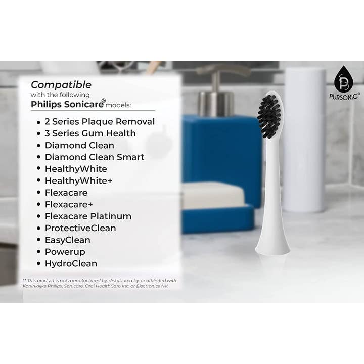 Pursonic – Großhandel Zahnbürste – Ersatz-Zahnbürstenkopf kompatibel mit Philips Sonicare