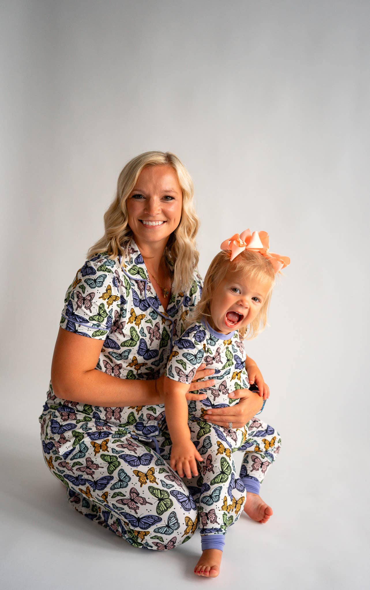 Joan's – wholesale Sleepwear bottom – women's – Butterfly "Sweet Flutters" Women's Bamboo Pajama Pants1