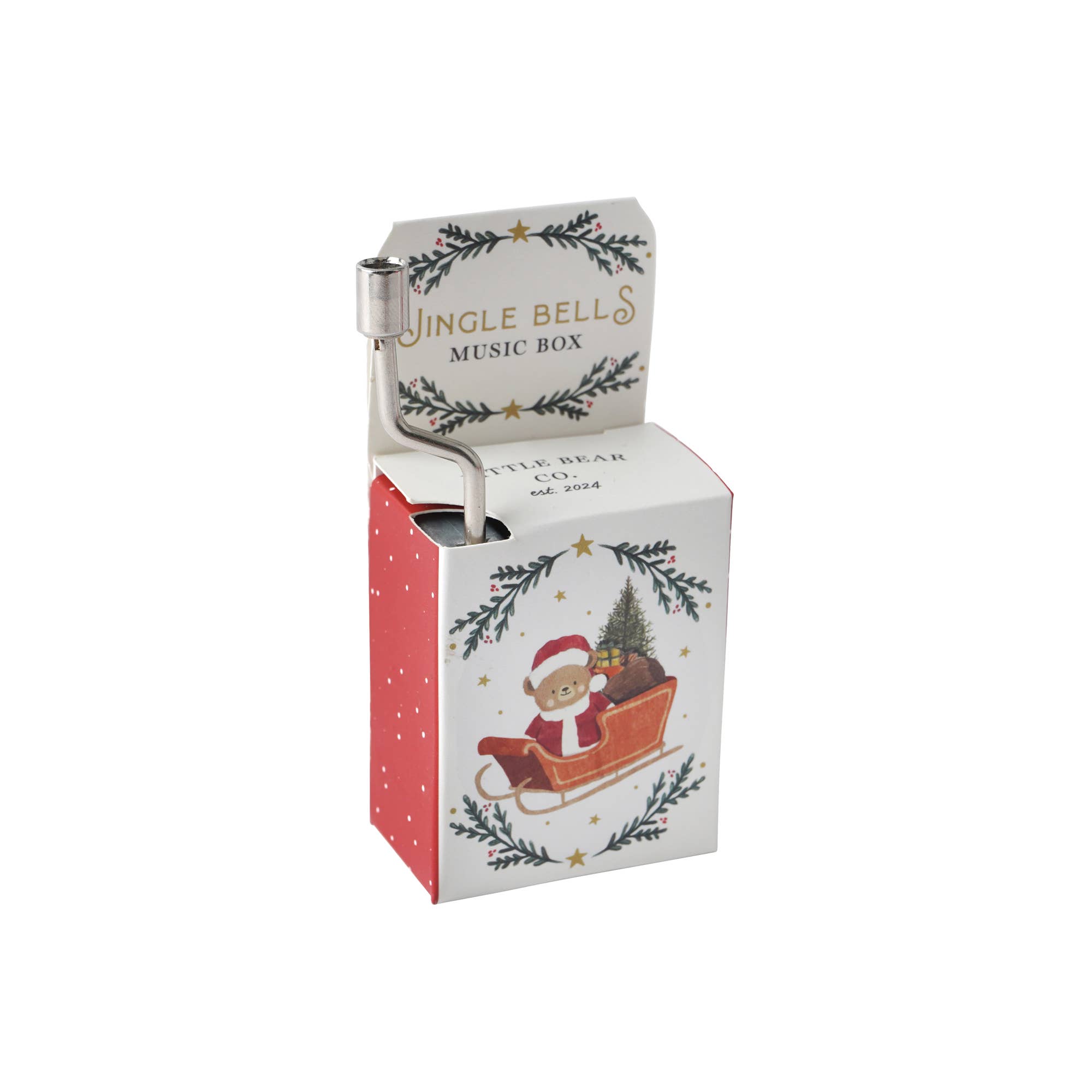 CGB Giftware – Caixa de música - Crianças e bebés por atacado – Caixa de Música 'Jingle Bells' Little Bear Co.1