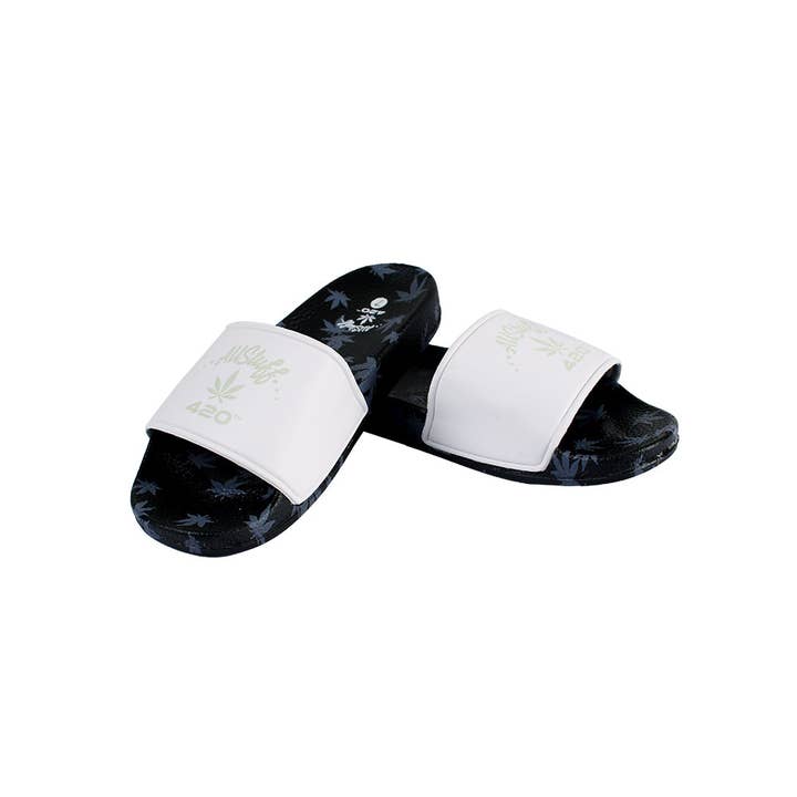 Himpy Slides - Womens Black Domina Sandal - 1 Pair Per Pack for wholesale by Novelty Brands