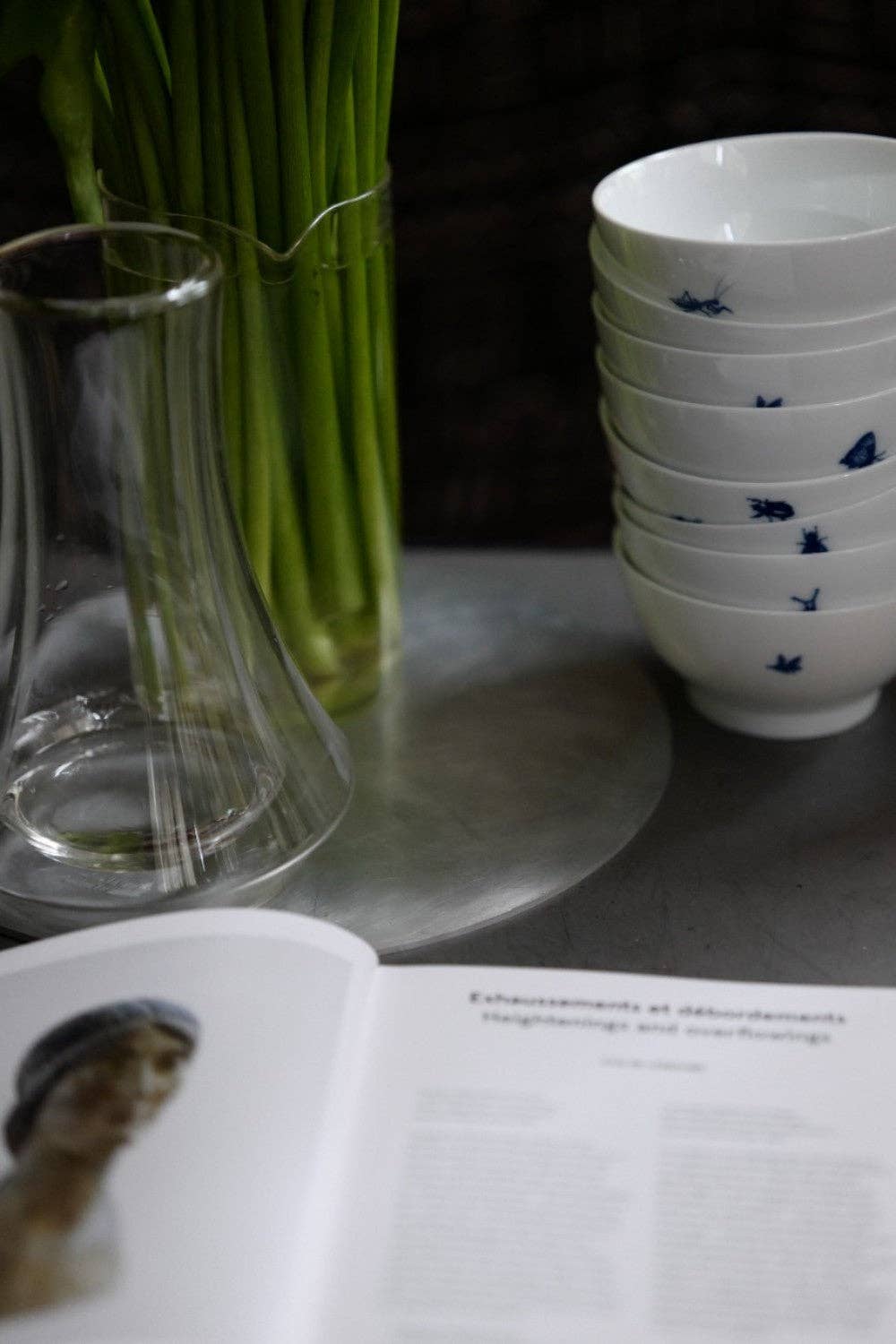 lilibo – Tigela por atacado – LOUVA-A-DEUS - Tigela de porcelana com padrão de inseto, tigela de arroz, tigela de snacks, tigela de iogurte, tigela de sopa4