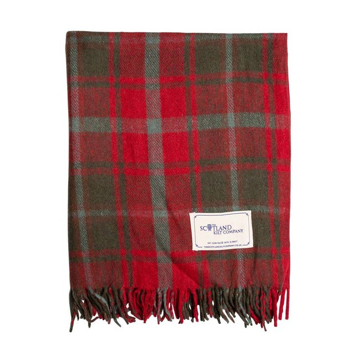 Wool Tartan Knee Rug - Dark Maple for wholesale by The Scotland Kilt Company