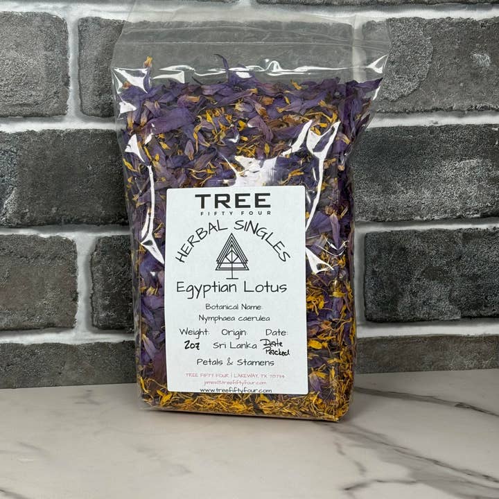 Tree Fifty Four - Wholesale Loose Tea - Blue Lotus Petals & Stamens | 2oz - 1 KG | Bulk Herbs