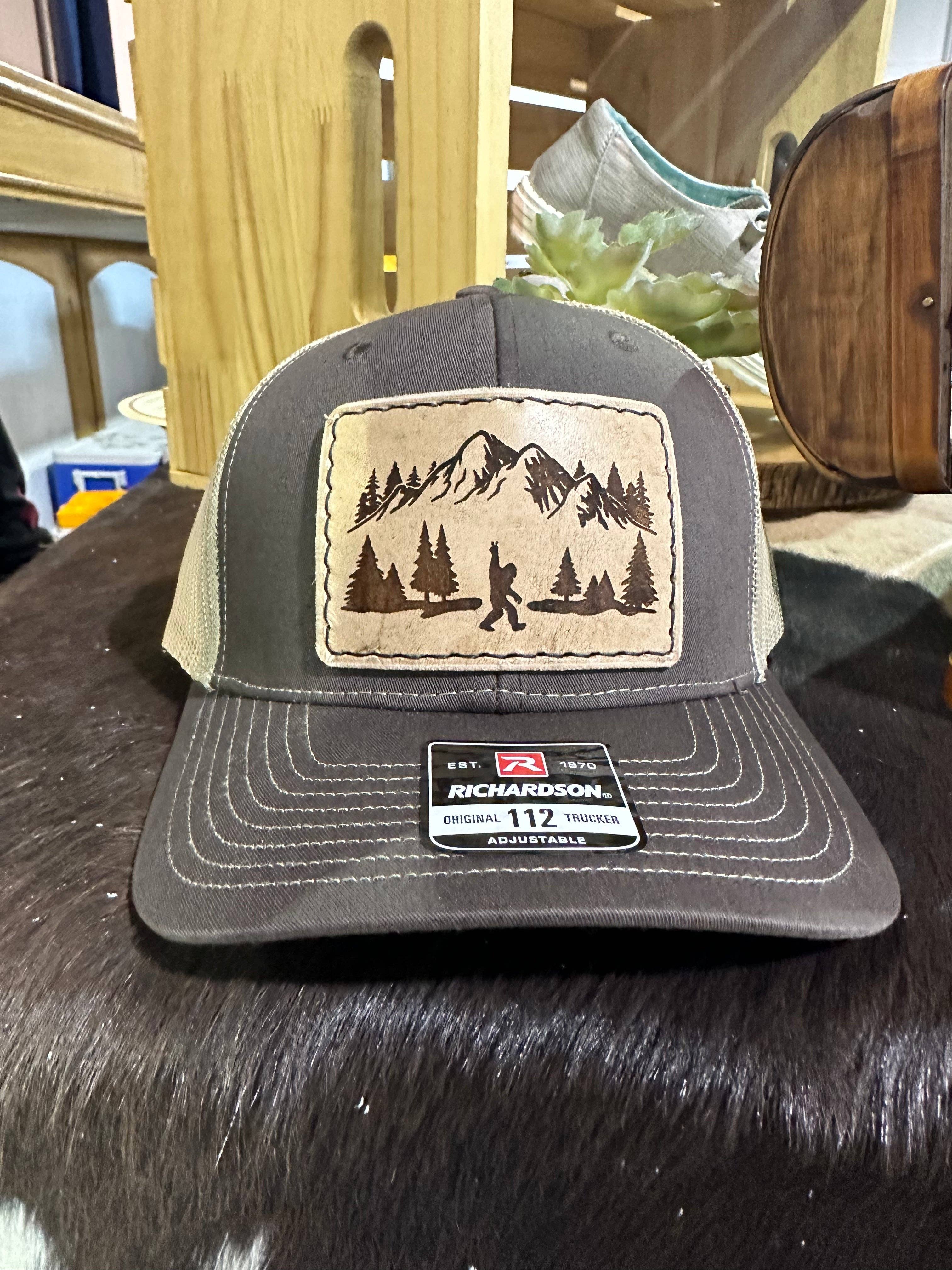 Prairie Buffalo - Wholesale Patch - Leather Hat Patches - Sasquatch Peace Out