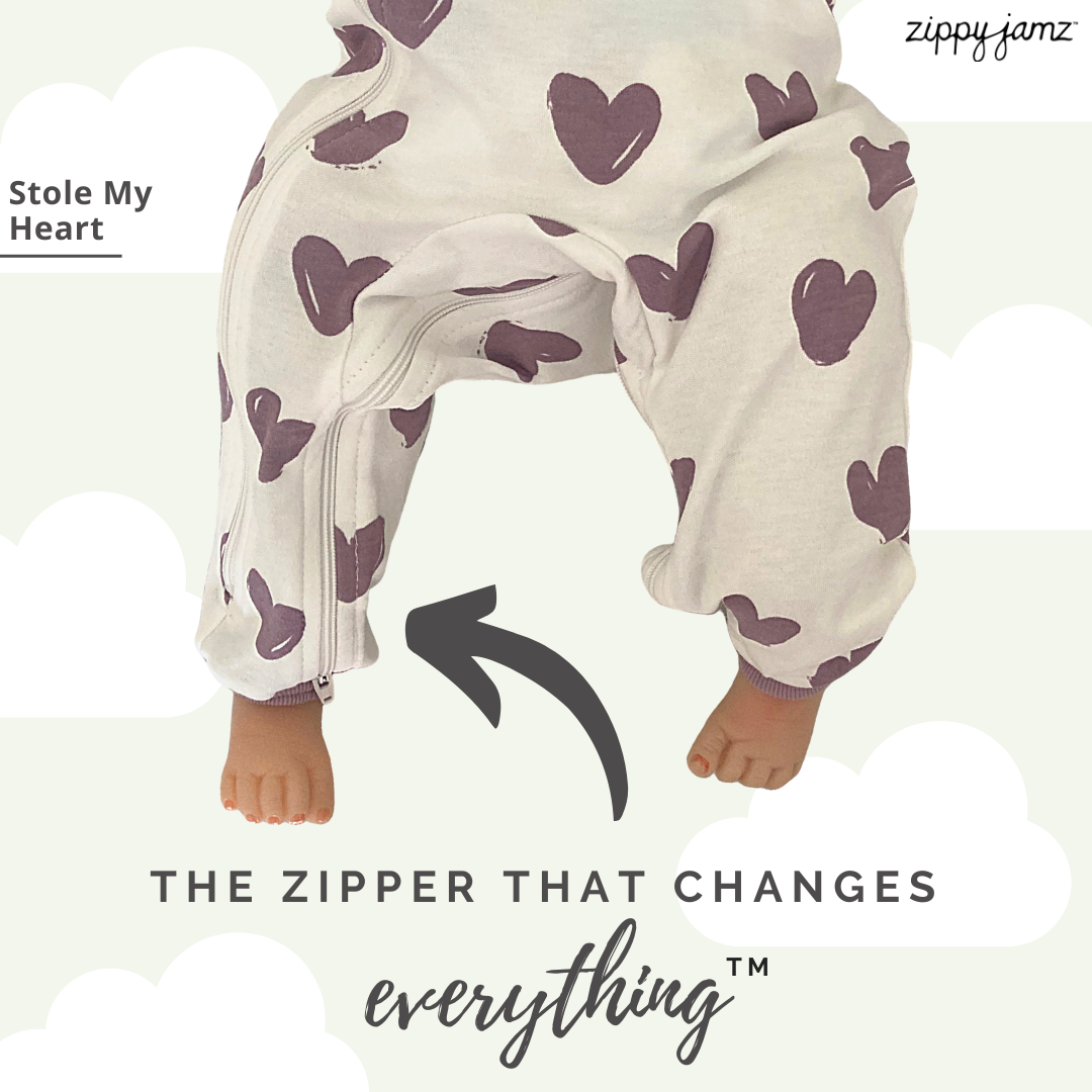 ZippyJamz - Wholesale Jumpsuit - Baby - Stole My Heart - Babysuit - Footed8